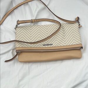 Stella & Dot Tan and Cream Women's Bag
